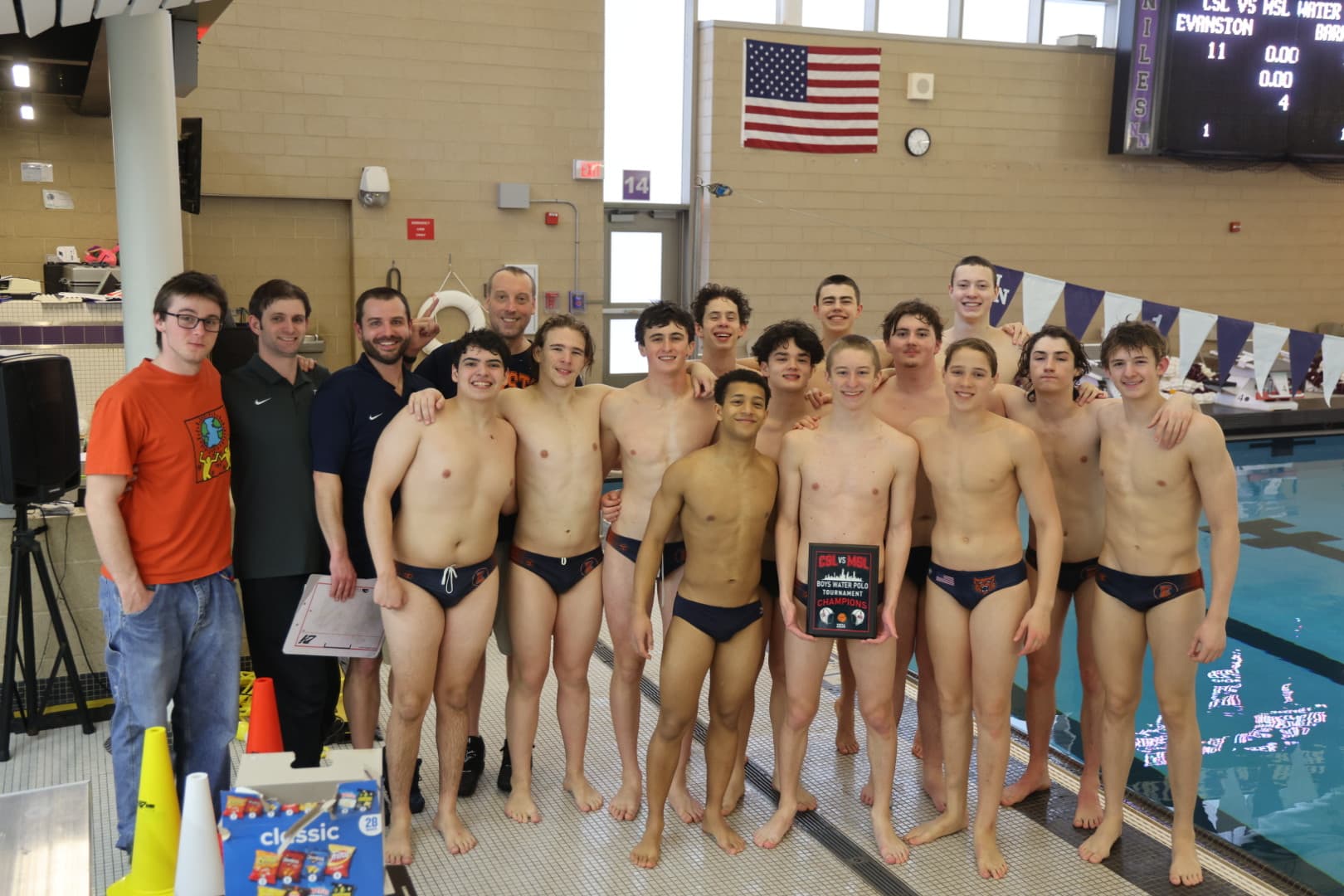 Team celebrating the 2026 CSL and MSL championship win.